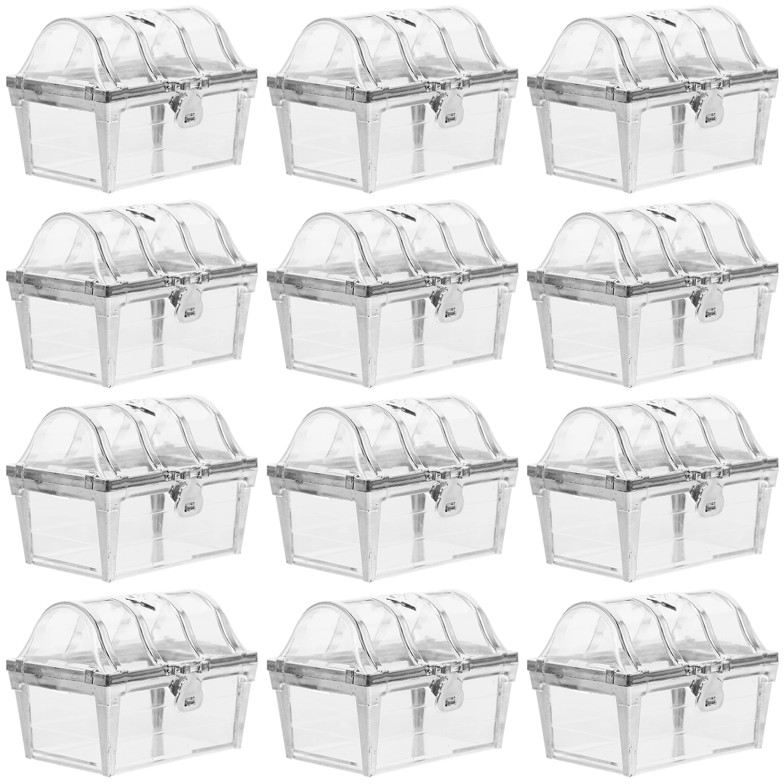 

12 Pcs Candy Box Boxes for Sweets Favor Packing Decorative Party Plastic Hollow Out Small