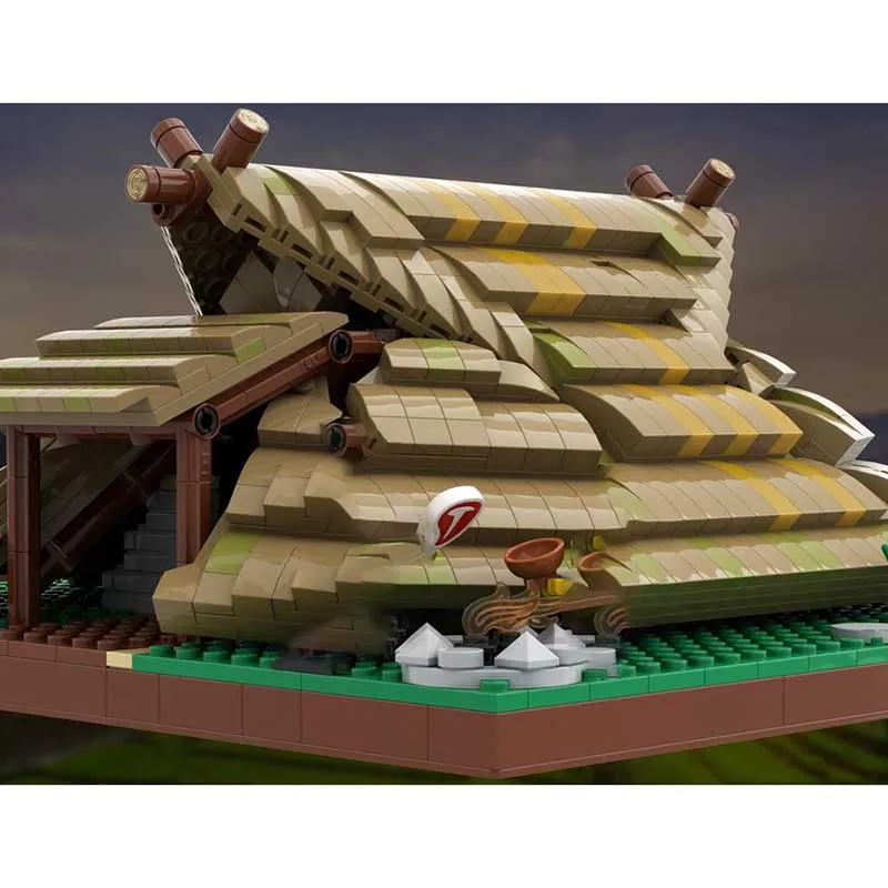 Modelo de Castillo Medieval Moc, bloques de construcción, casa antigua, tecnología de modelo, ladrillo, montaje artesanal, juguete de construcción, regalos de vacaciones