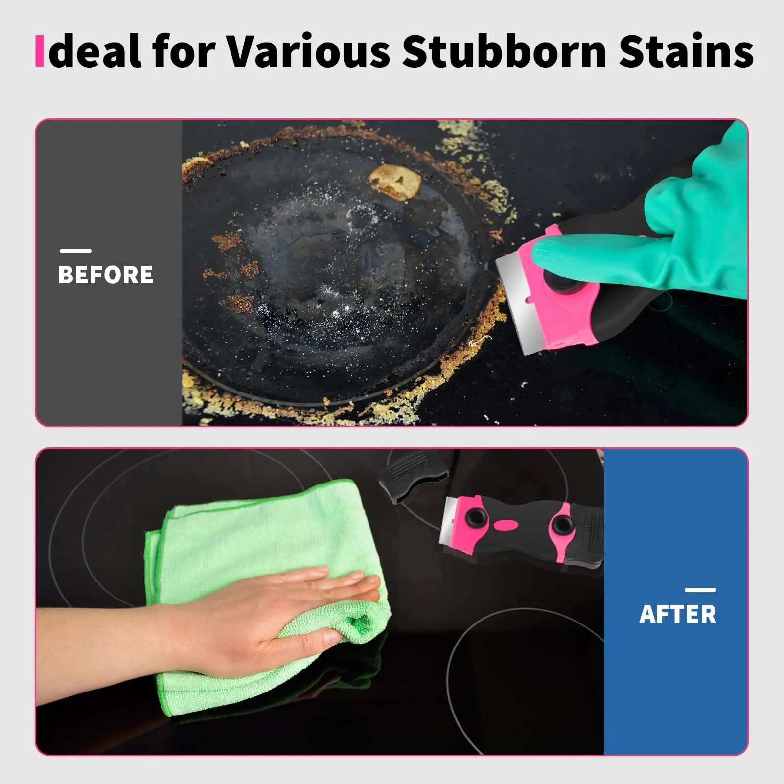 Plastic /Metal Razor Blade Scraper Edge Removal Tool with Blade Label Sticker Decal Removal Car Window Tint Vinyl Application