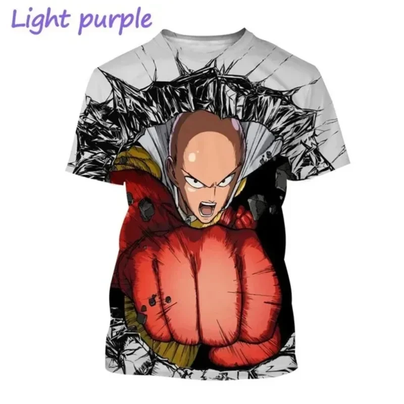 Anime One Punch Man Saitama Cosplay Clothing 3D Printed Men/Women T-shirts Summer Short sleeve Tee Kid Tops Oversized Streetwear