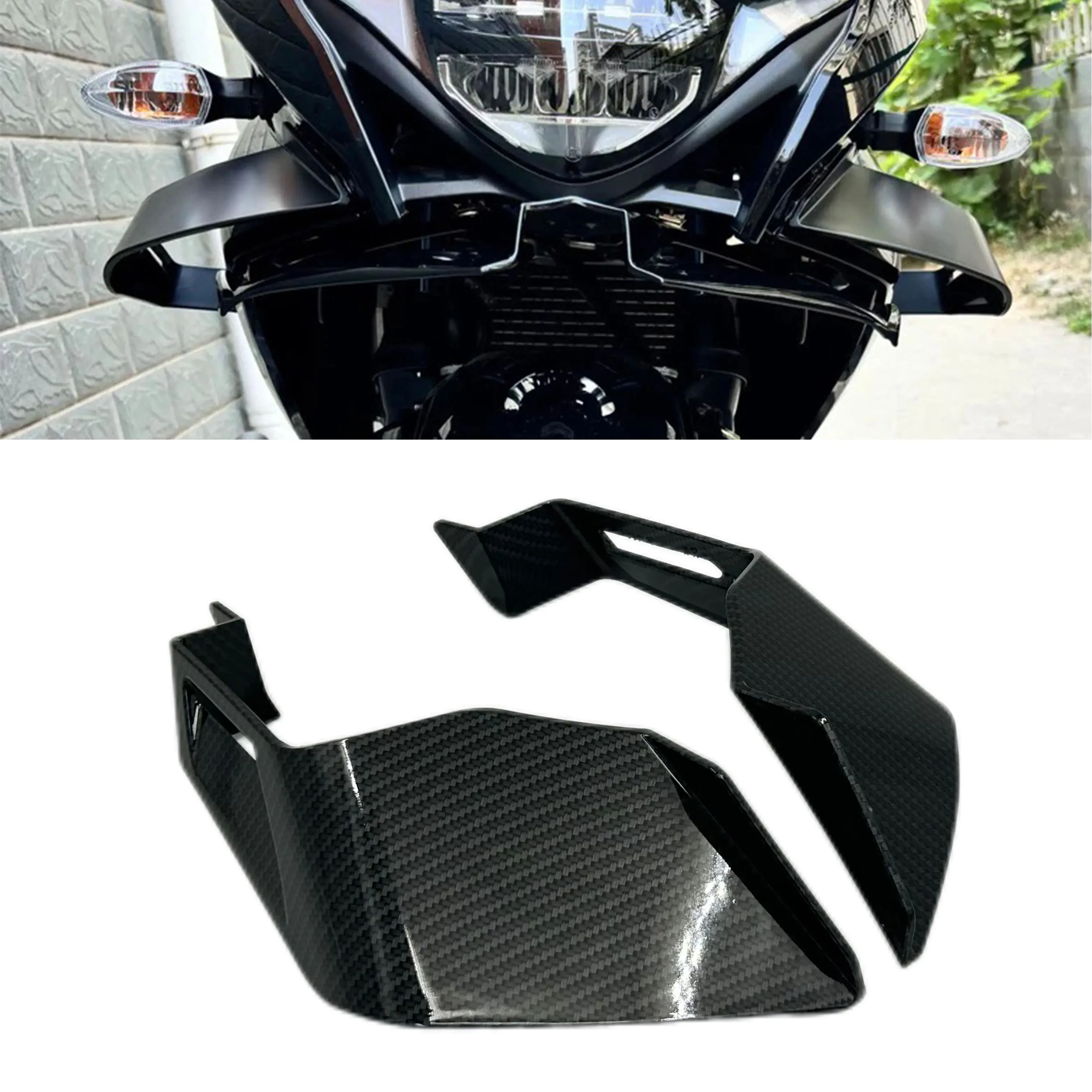 For Honda CBR650R CBR500R CBR400R Motorcycle Winglet Aerodynamic Wing Kit Spoiler