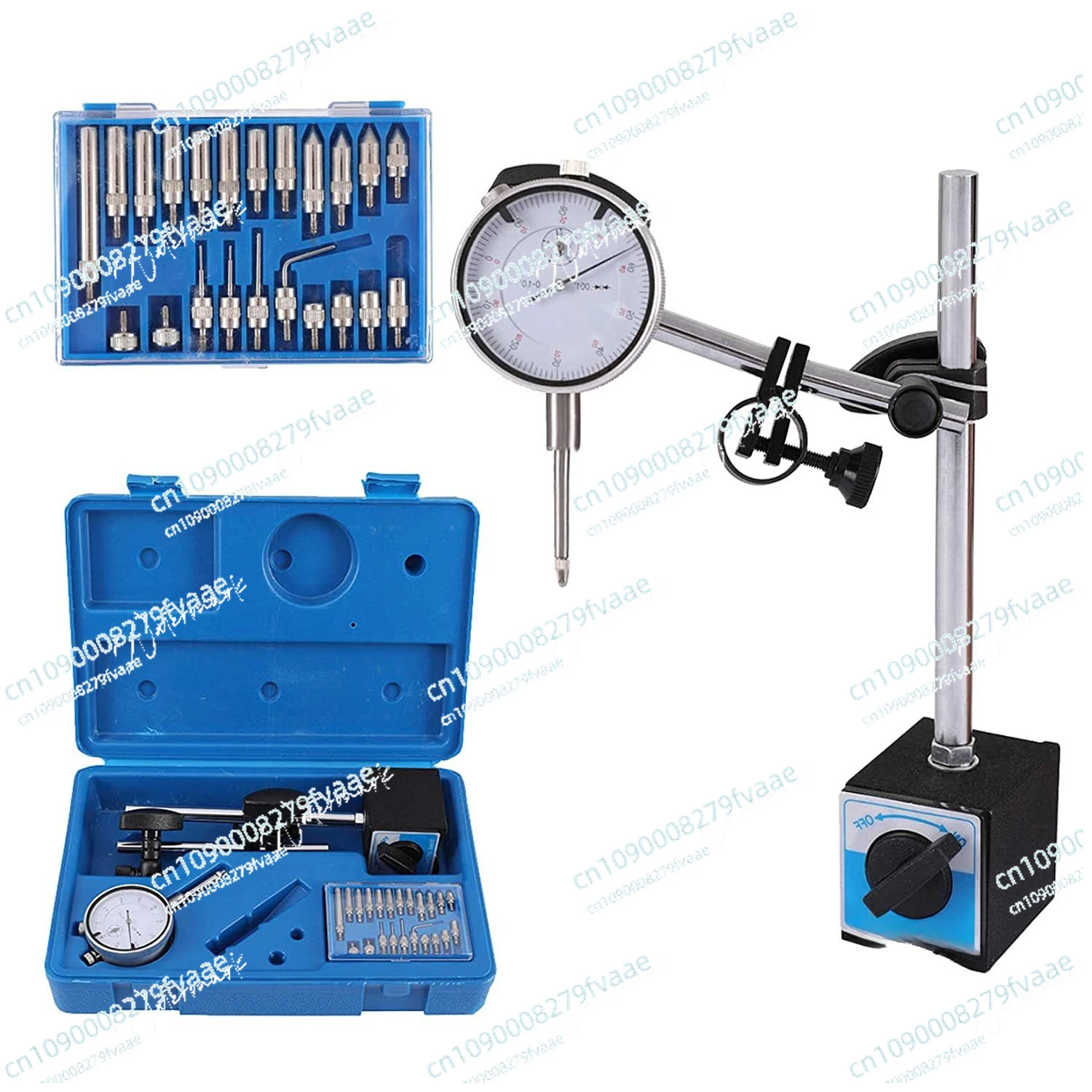 

Universal magnetic watch holder with fine-tuning set 100% probe clamping