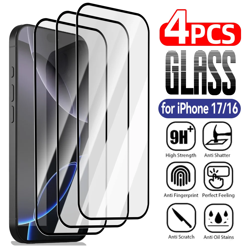 1-4Pcs Tempered Gla…