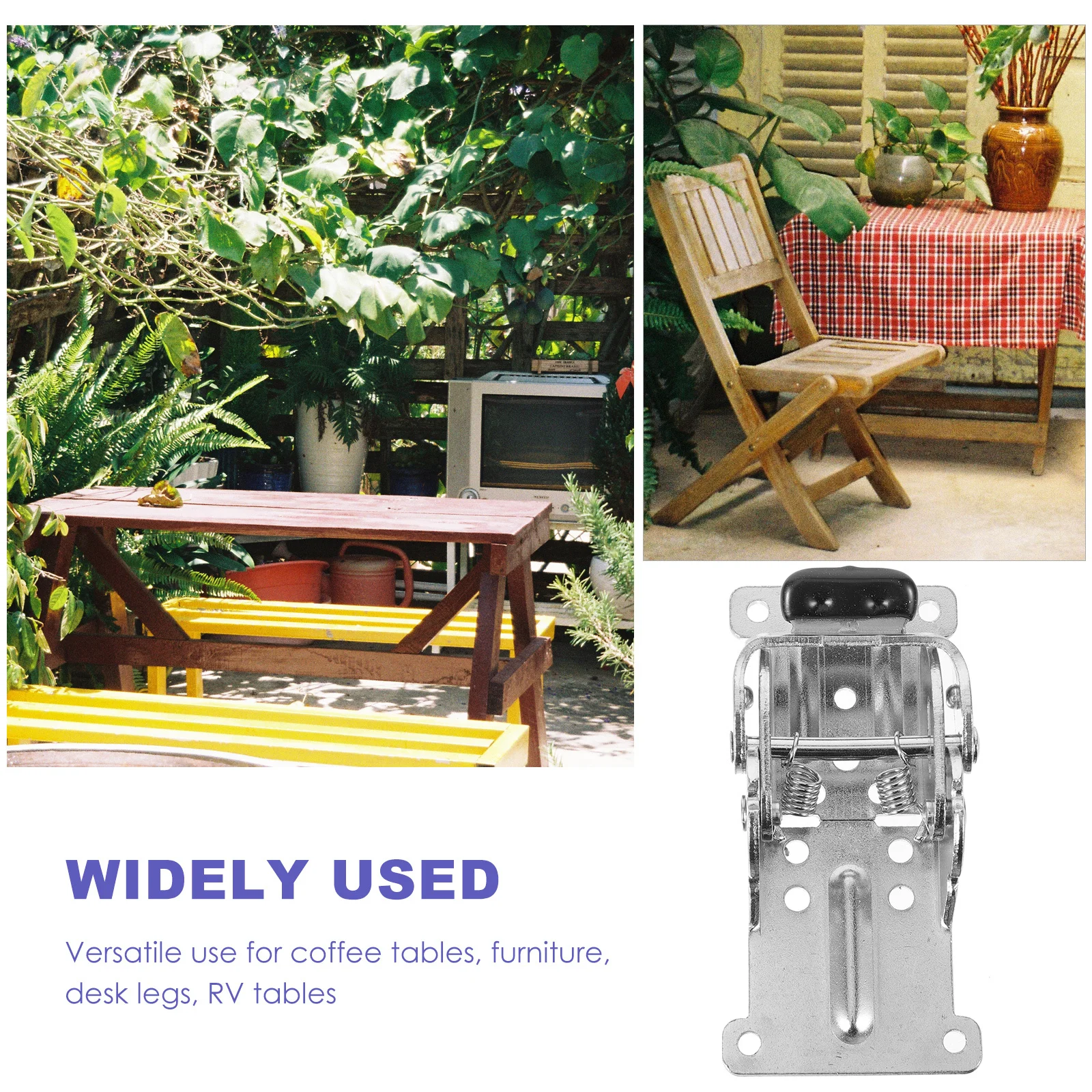 Cerniera per mensola pieghevole per carichi pesanti Cerniera di bloccaggio regolabile da 180 gradi per tavolini Gambe per mobili Stabile Affidabile Moderna