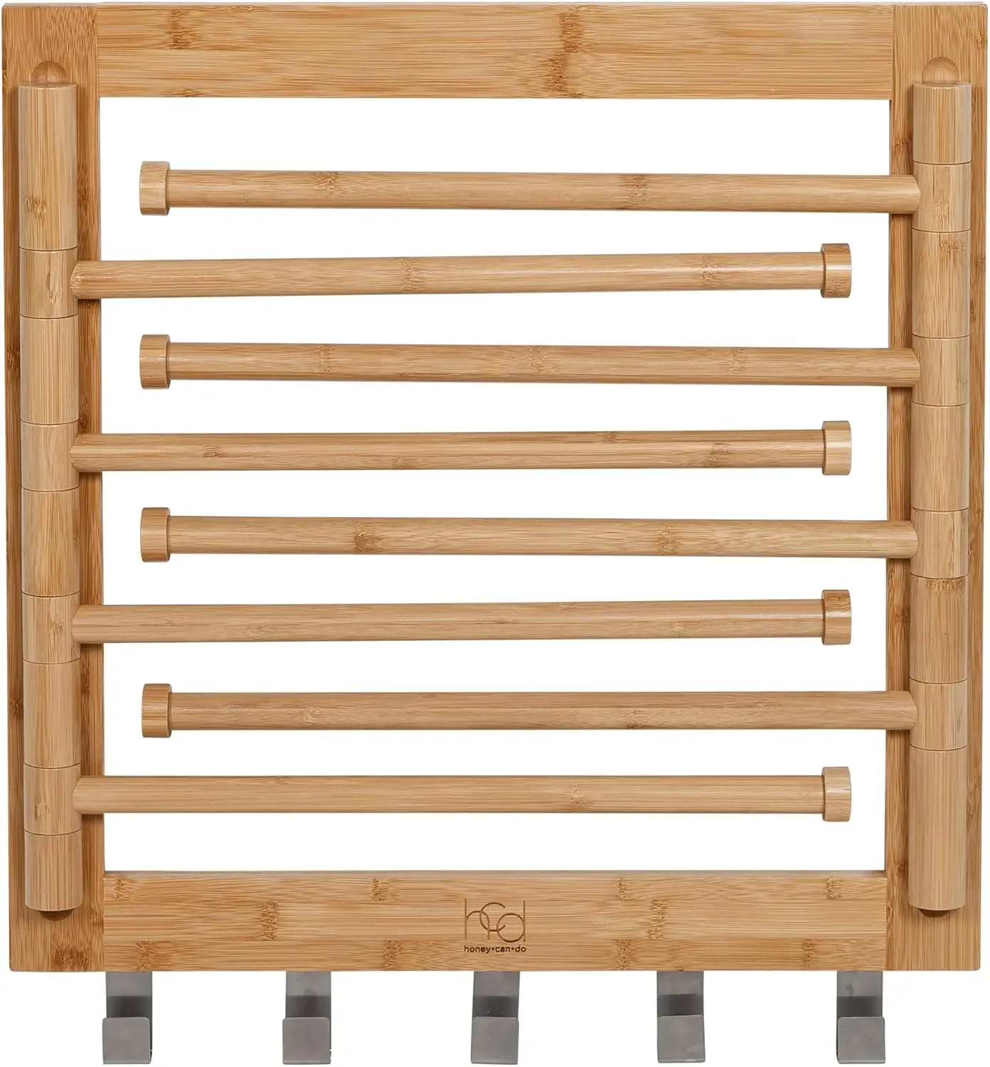 

Bamboo Swivel Wall Mount Drying Rack with 80 lbs Capacity, Versatile for Indoor/Outdoor Use