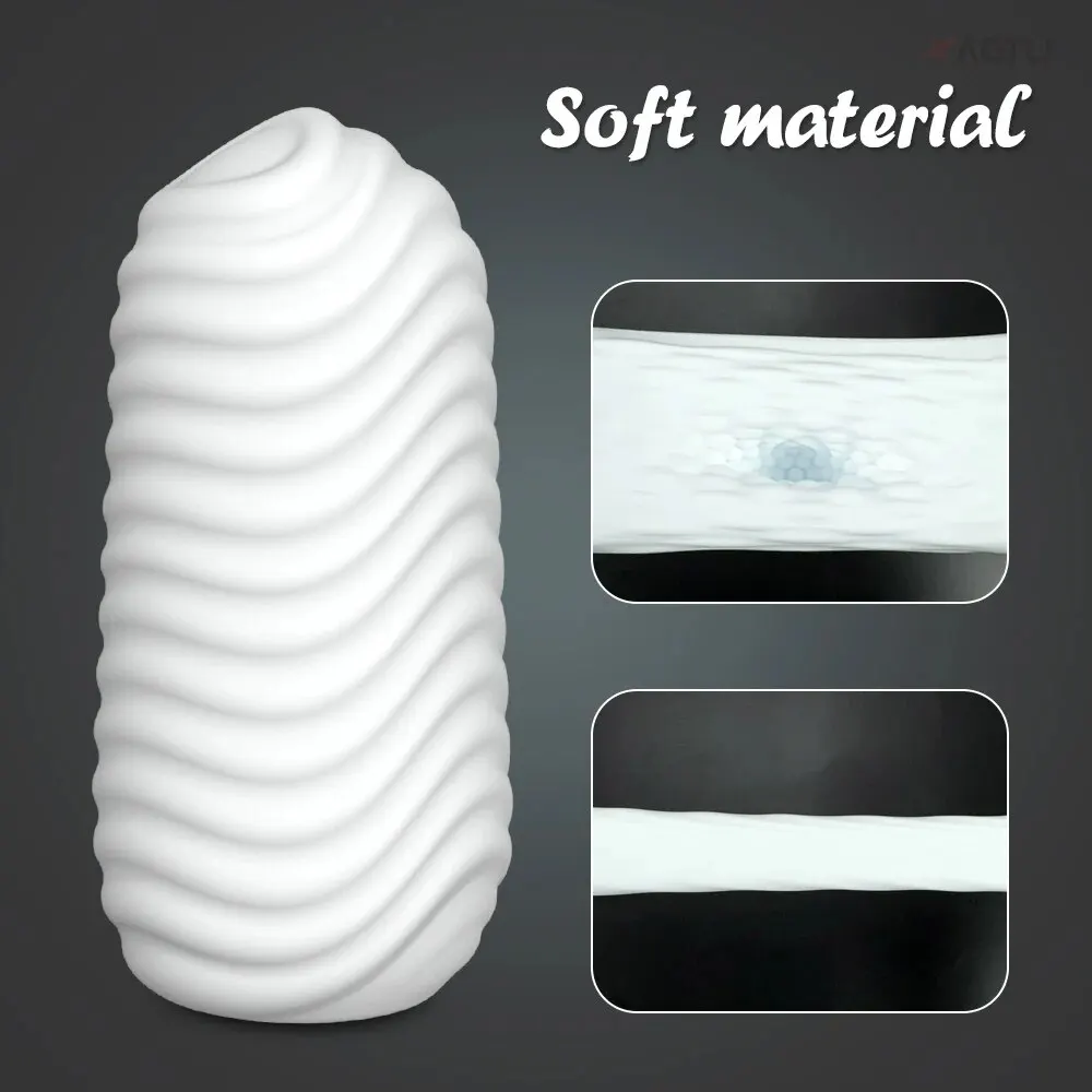 Men's Aircraft Cup Goods Soft Silicone Masturbator for Men Pocket Pussy Waterproof Real Vagina Sex Toy for Men Adult Goods 18+ view 3