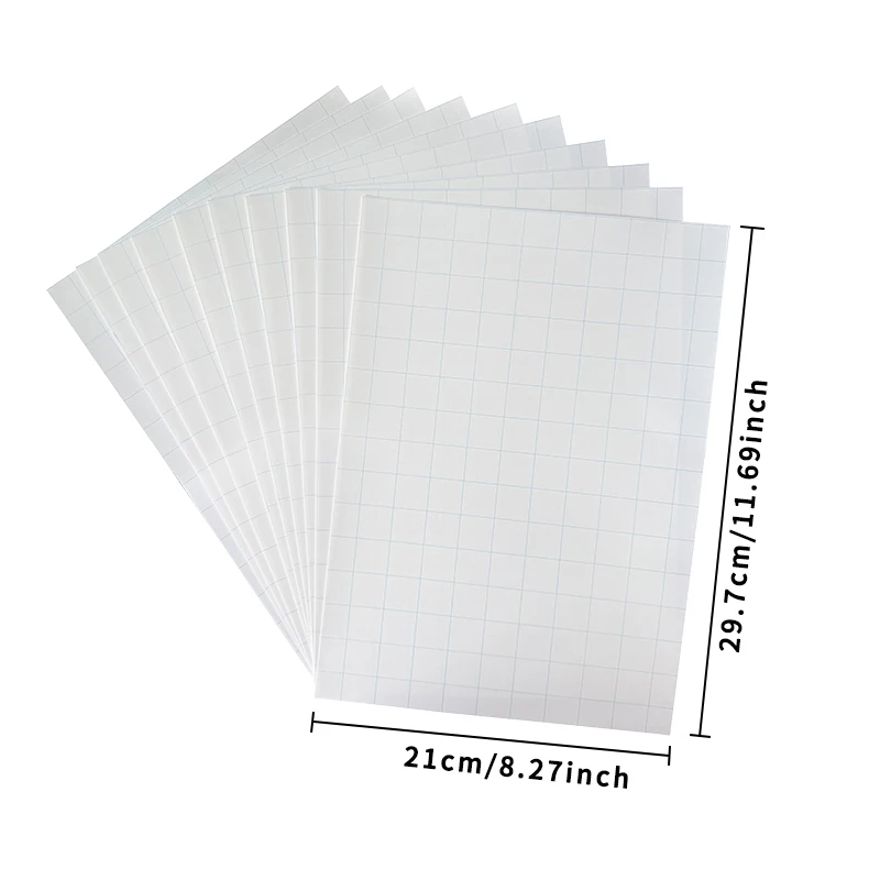 A4 10/20PCS Inkjet Heat Transfer Paper Light White T-Shirt Transfer Paper Heat Transfer Printing For DIY 100% Cotton Fabric
