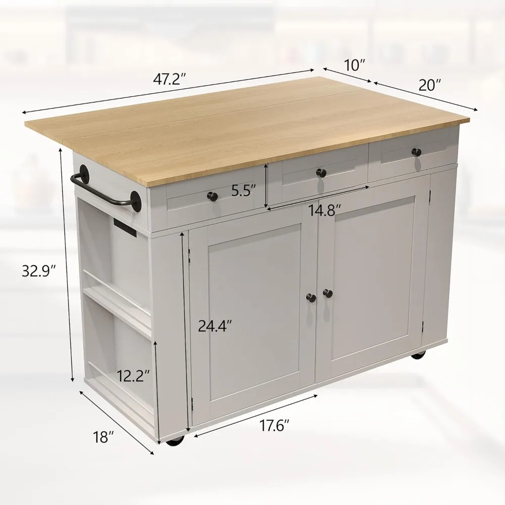Thumbnail 2 - #1 Latest Rolling Kitchen Islands Offers