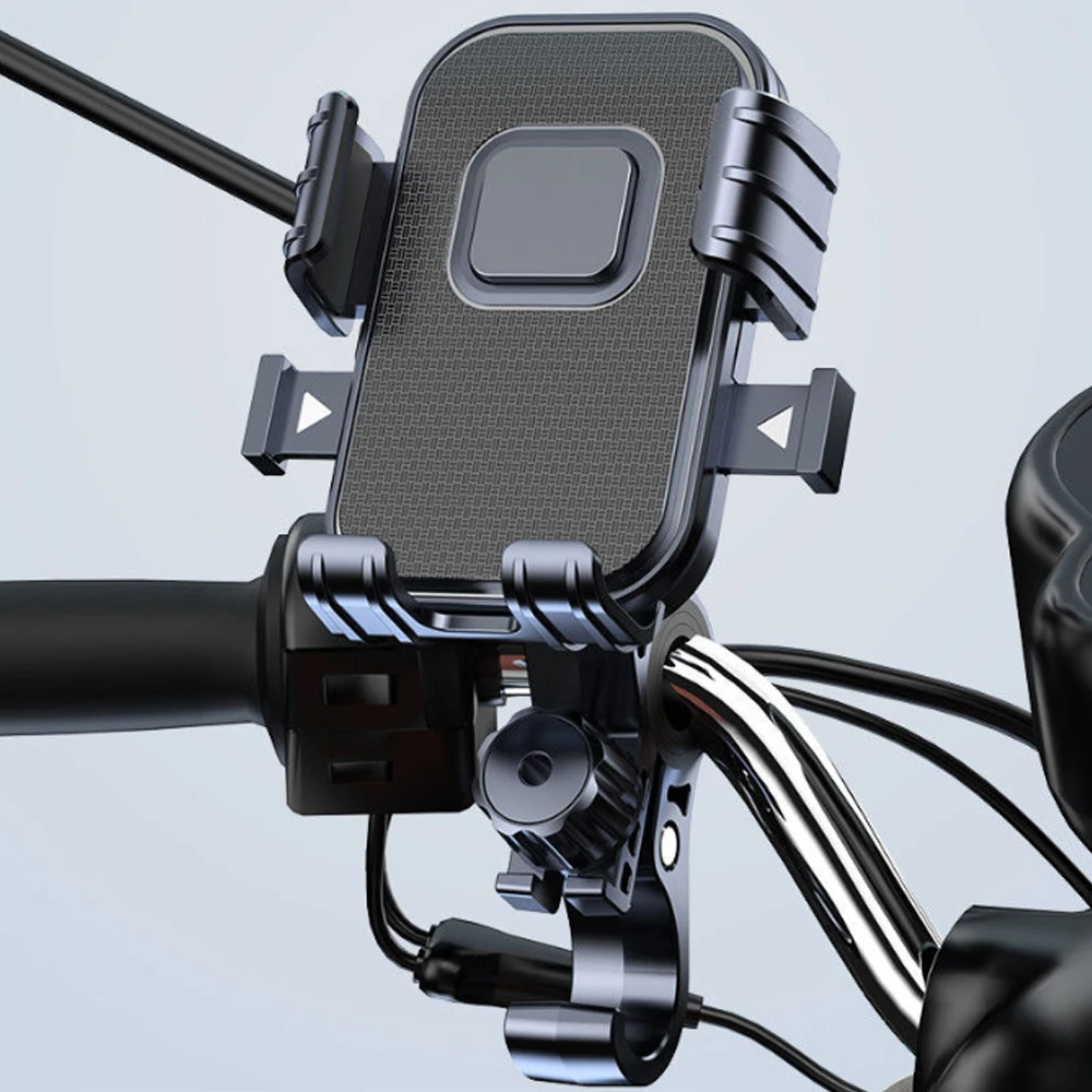 

Bicycle Phone Mount Quick-Install Phone Mount Compatible with Multiple Models Ideal for Outdoor Cycling and Home Use