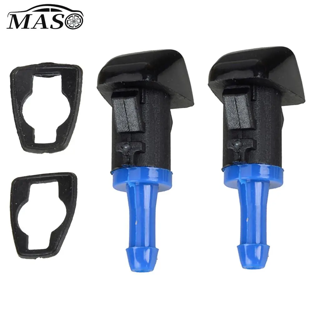 

2pcs Car Front Windshield Washer Wiper Nozzles Spray Jet 5303834AB,68024312AB for JEEP COMPASS 2008-2017, PATRIOT 2008-2017