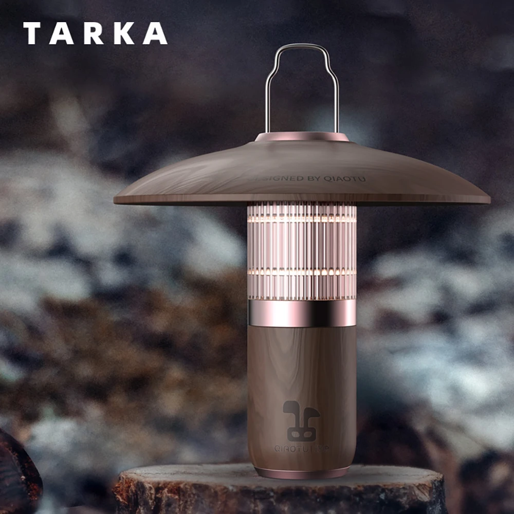 

TARKA Camping Lantern Walnut Lamp Multifunctinonal LED Light Outdoor Retro Exquisite Hanging Atmosphere Light Camping Supplies