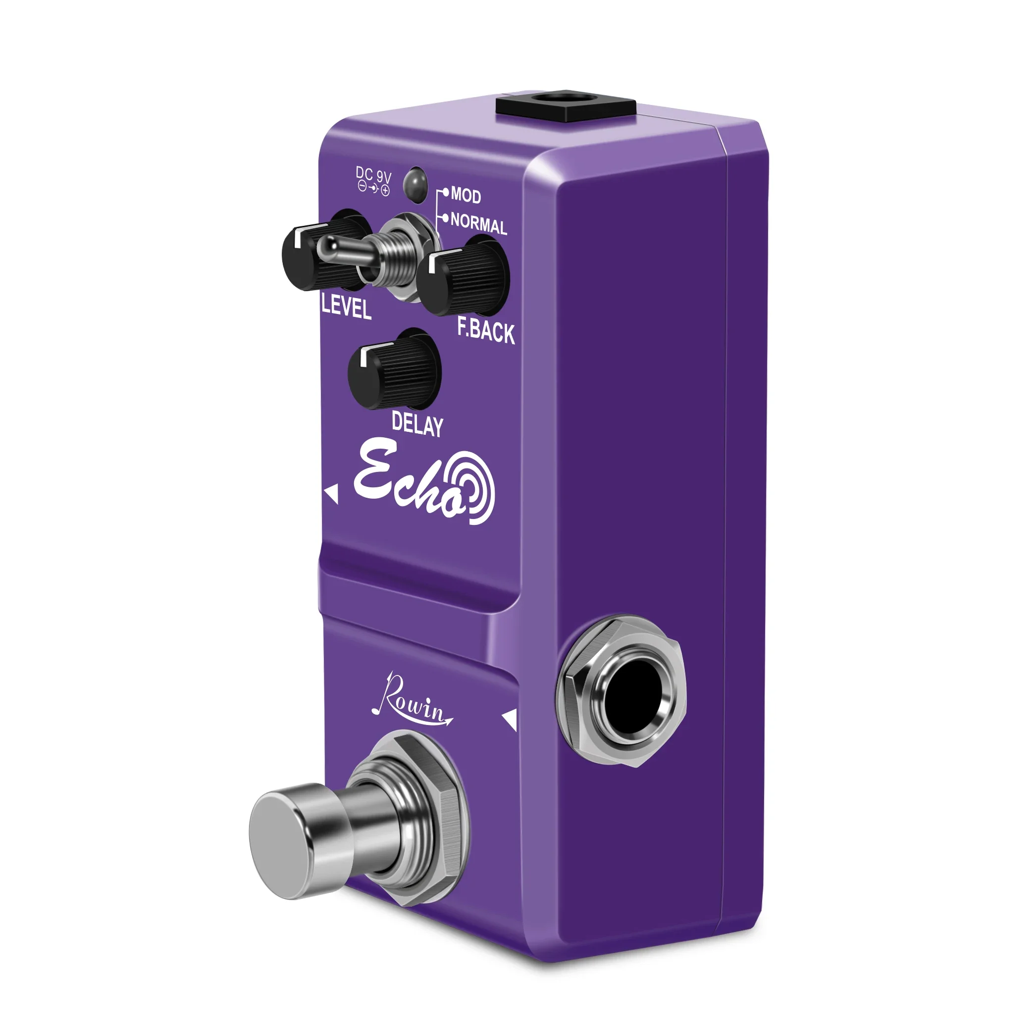 ROWIN Echo Guitarra Effects Pedal Echo Delay Analogue Effect Mini Size LN-314 True Bypass Pedal Electric Guitar Accessories - view 5