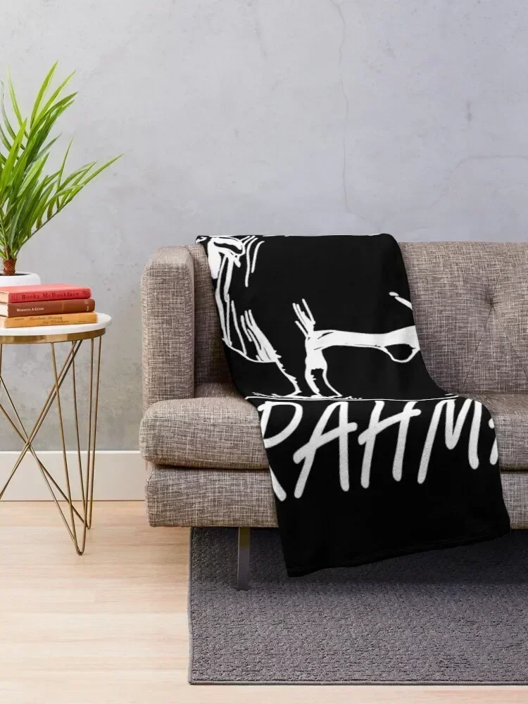 Zebu Cattle, Brahma Bulls, Brahman Cow Milk Yield.png Throw Blanket Luxury Designer Decoratives Blankets