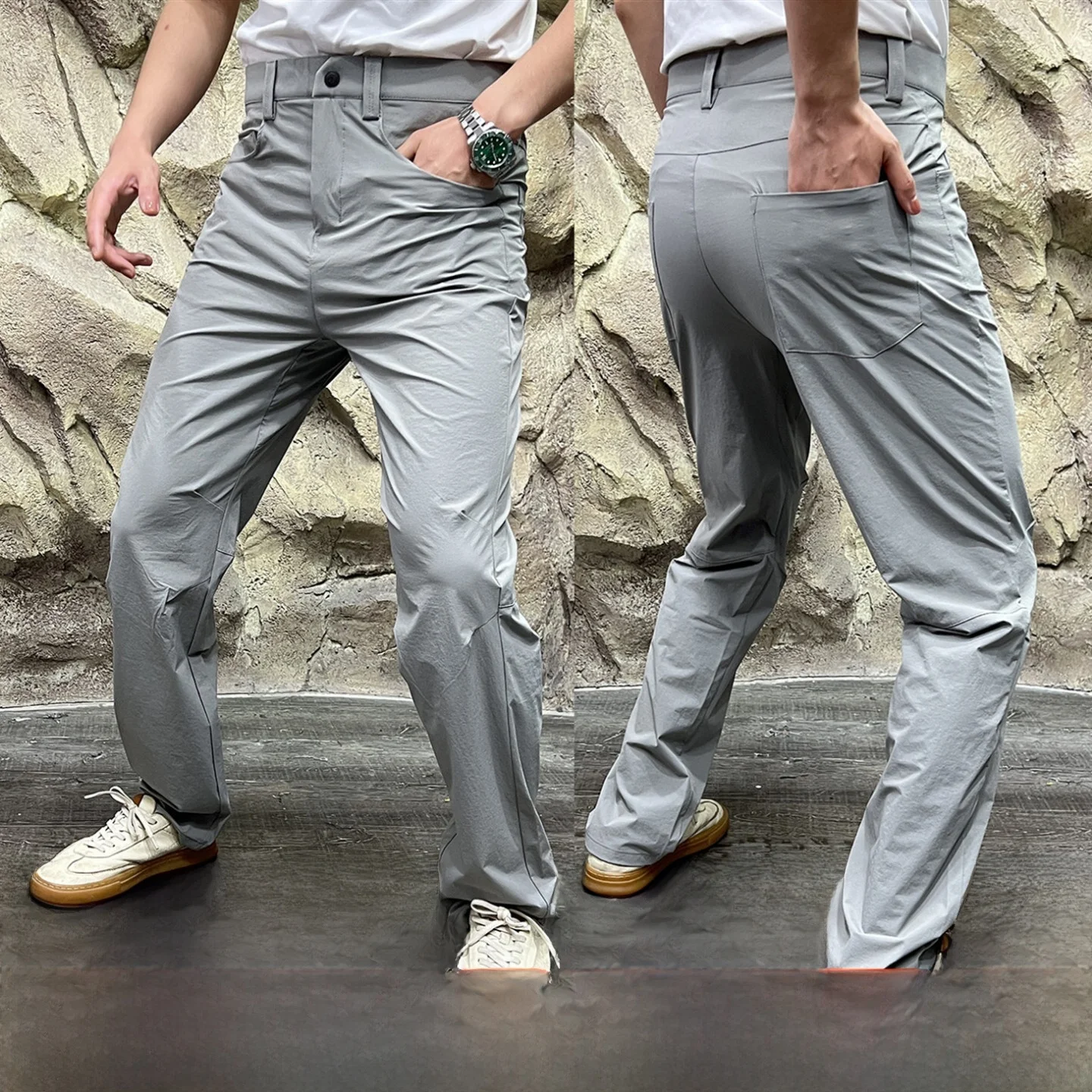 

Многофункциональные спортивные легкие дышащие спортивные штаны для гольфа на открытом воздухе, весна-лето, мужские повседневные брюки для деловых поездок