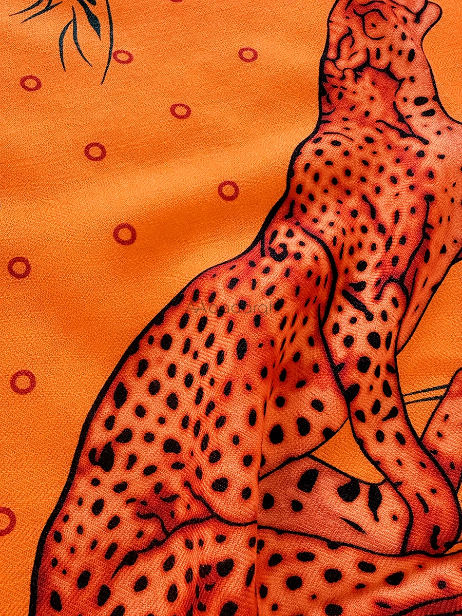 الشتاء الدافئ وشاح المصممين الفاخرة شالات كبيرة ساحة عصابات الرقبة رئيس حقيبة الملحقات سرق هدية الكريسماس الأسد الطباعة #5