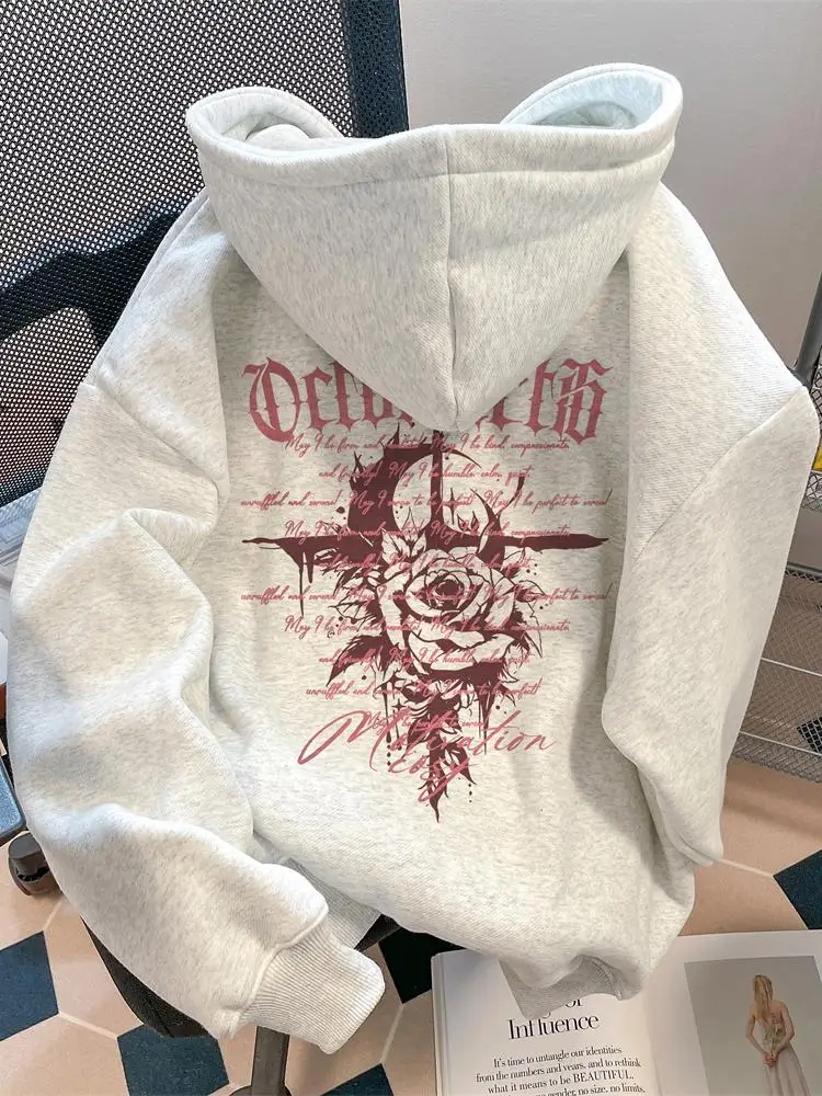 Moletom estilo americano para outono e inverno, material de linho, tecido macio e quente, multiuso, moda casual, moletom para homens
