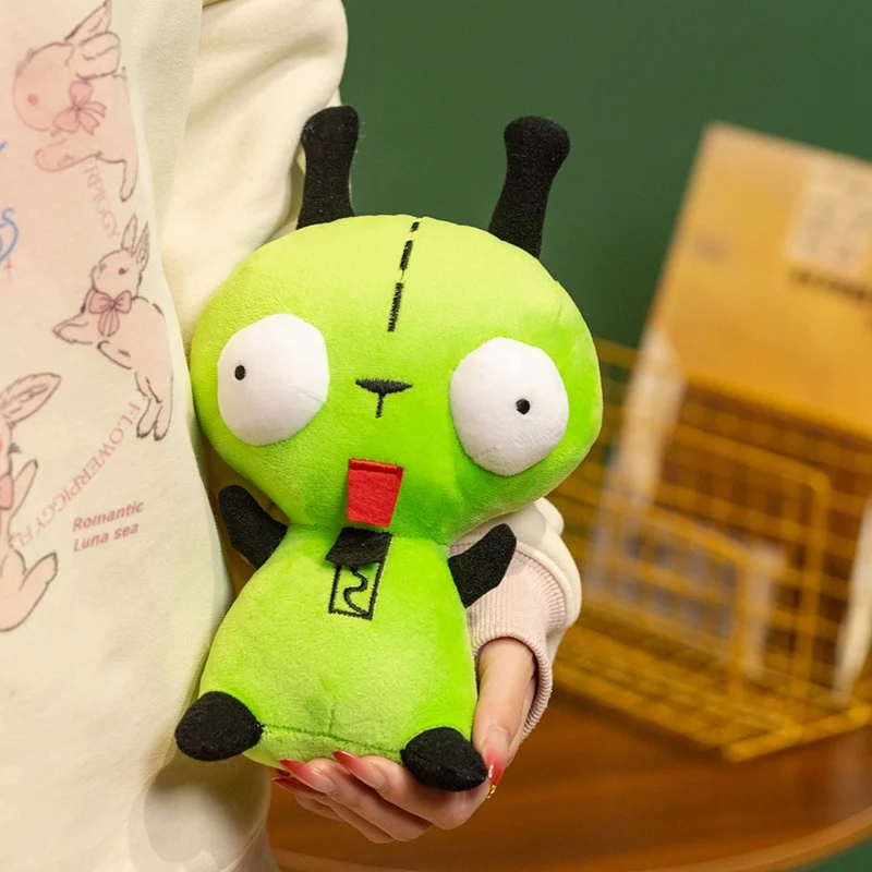 2024 Neue Alien Invader ZIM GIR Hund Plüschfigur Spielzeug Gefüllte Plüsch Grüne Kawaii Puppe Sammlerstück – Detail 11