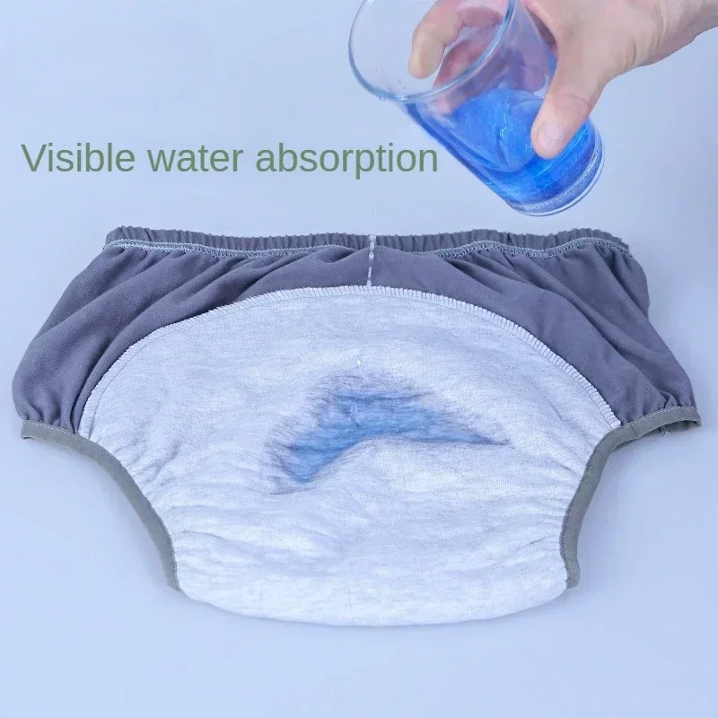 Adult Incontinence Pants for Elderly, Waterproof and Washable, for Paralysis Bedridden Individuals Reusable Adult Diapers