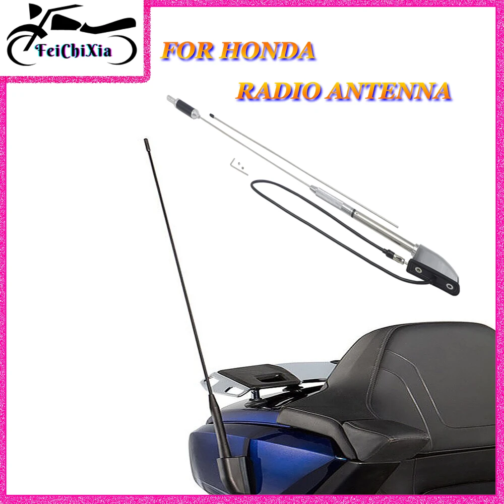 For Honda Gold Wing GL1800 2001 - 2005 Motorcycle Radio Aerial Transceiver Goldwing GL1500 2006 - 2016 Radio Antenna