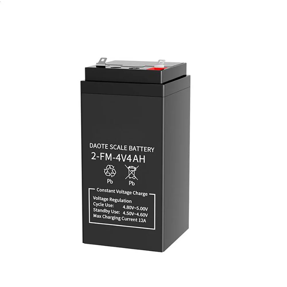 4V Storage Batterie 4V 1.2ah 4ah 5ah 6aH Lead-acid Accumulator Battery For LED Emergency Light Children Toy Car Electronic Scale