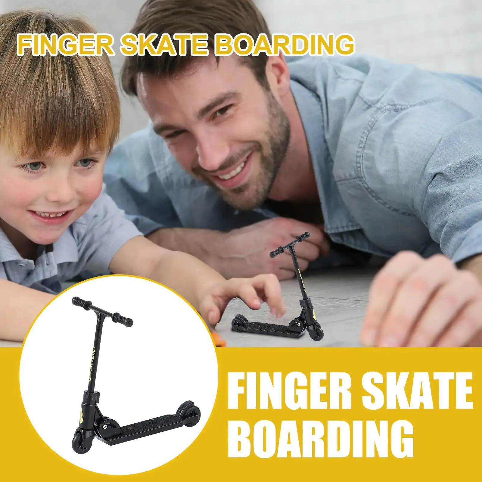 Foldable Trick Scooter Skateboards Finger Sport game Fun Interactive Toys  For Kids Imagination birthday gifts