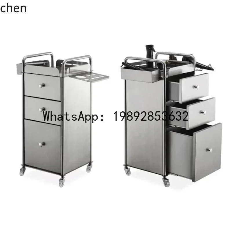 B1ステンレス鋼ツールキャビネット シンプルなヘアサロン専用ツールキャビネット ヘアサロンロッカー