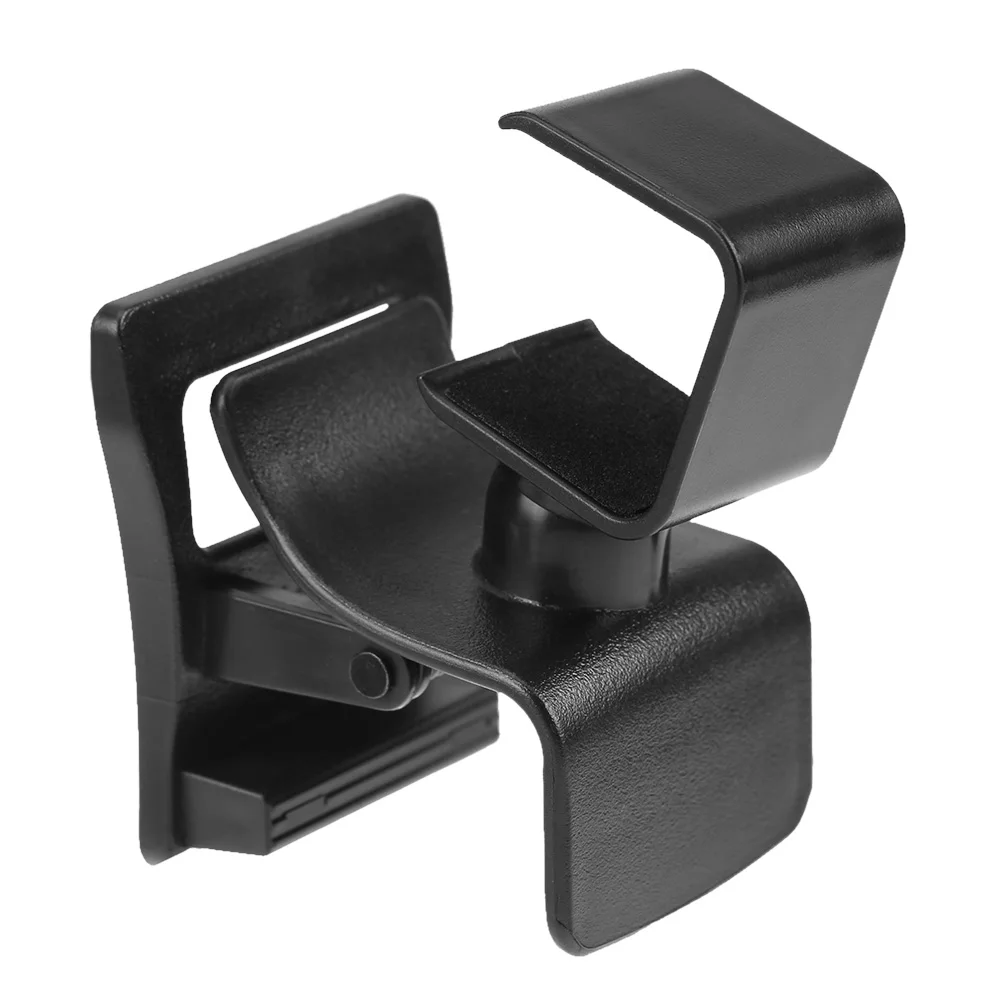 Adjustable TV Clip Stand Holder Camera Mount Bracket Replacement TV Camera Stand Mount Black Mount Stand for PS 4 Camera Mount view 5