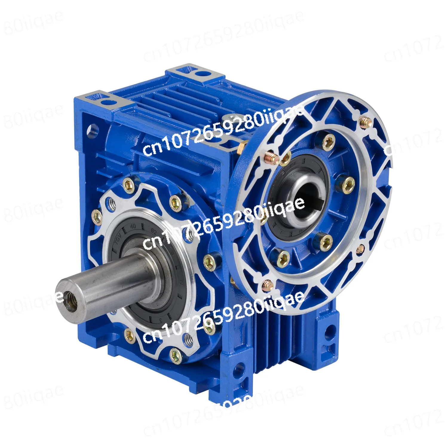 Worm gear aluminum alloy gear reducer, small transmission motor, vertical and horizontal gear reducer