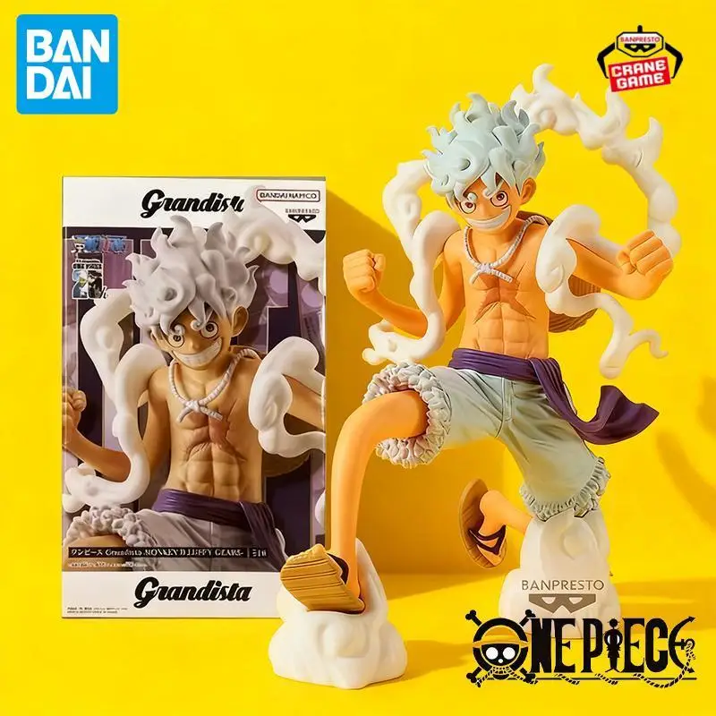 

Bandai Original Banpresto One Piece Luffy Action Figures In Stock Pvc Anime Statues Model Cartoon Dolls Kids Toys Festival Gifts