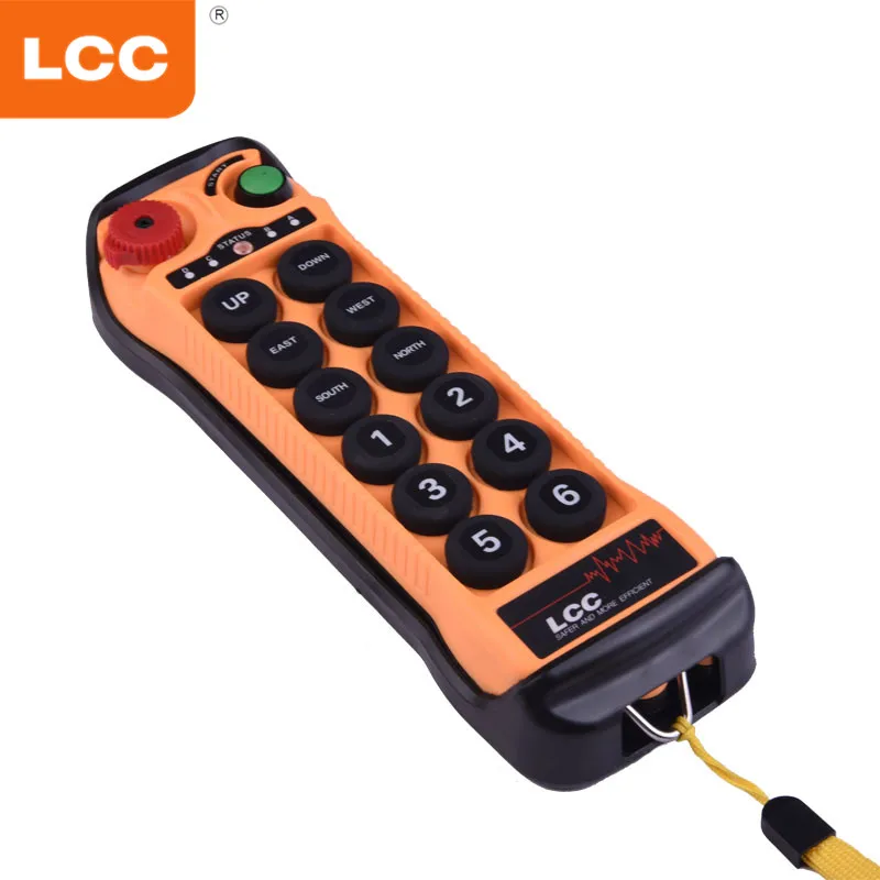 Preço de fábrica TLF Q1200 LCC de velocidade única 1 transmissor + 1 receptor controle remoto de guindaste sem fio