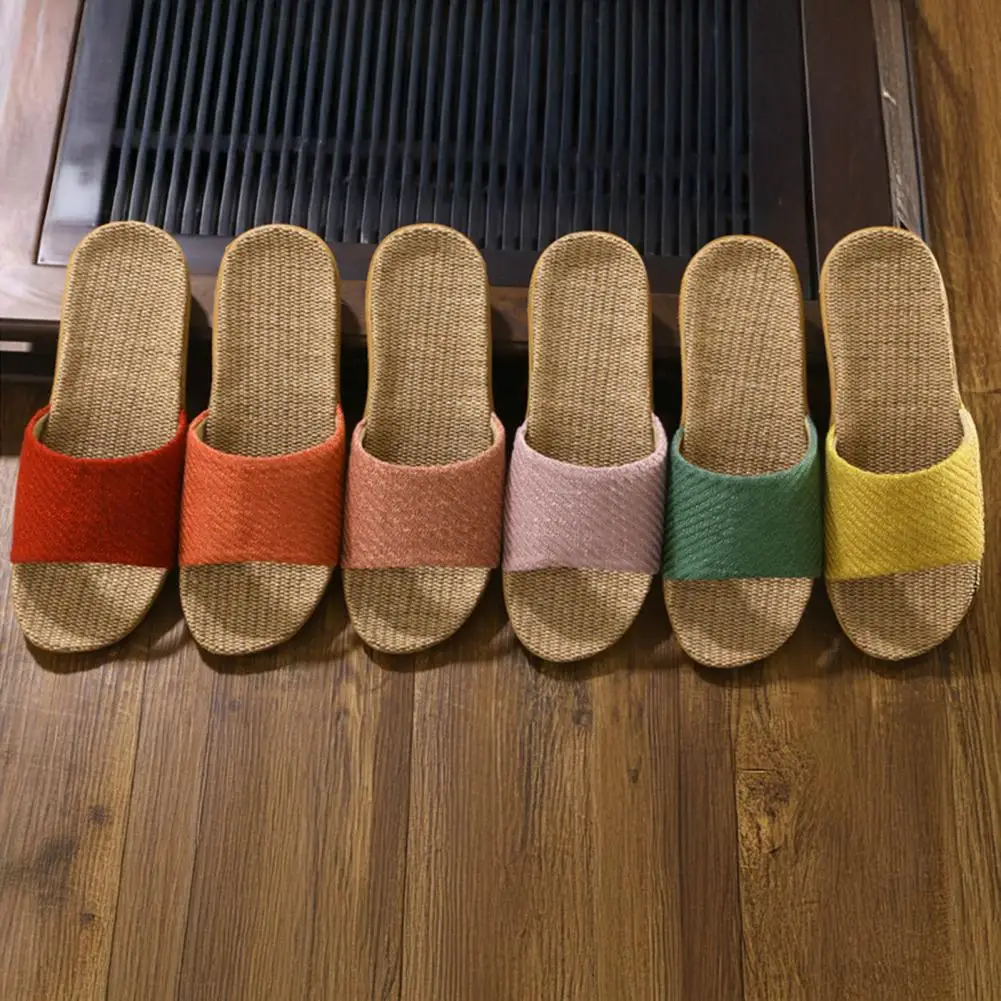 

Summer Comfortable Daily Slippers Lightweight Non-Slip House Shoes for Home Living Room Bedroom Footwear