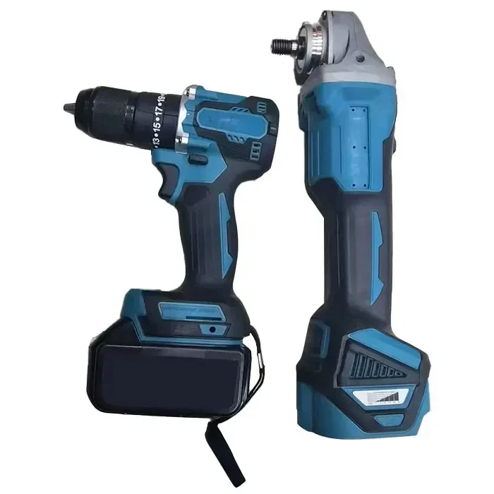 Custom Design 5pcs Cordless Drill Electric Power Tool Set Combo Professional Multi-Purpose Includes All Necessary Power Tools