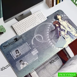 Steins Gate Mouse Pad Gamer Pad Big Gaming Mousepad XL Mouse Mat Keyboard Mat Desk Mat Table Carpet Mausepad Computer Laptop Pad