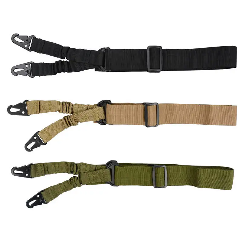 New Tactical Dual Point Gun Sling Rifle Shoulder Strap Hunting Accessories Adjustable Outdoor Sports Strapping Belt Rope