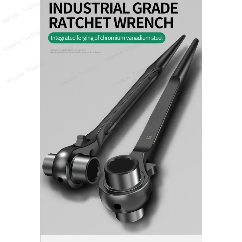 

10-32mm Ratchet Wrench Socket Plum Blossom Multifunctional Pointed Tail Adjustable Sockets Adapter Hand Tools Wrenches