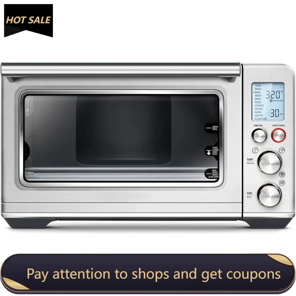 Smart Oven® Air Fryer, Convection Countertop Oven, Air Fryer Toaster Oven Combo, Brushed Stainless Steel