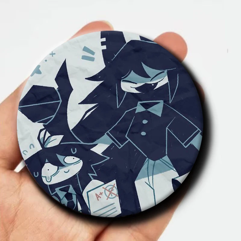 58mm Cartoon Character Claire Engel Soft Button Pin Badge Anime FPE Brooch Creative Badge