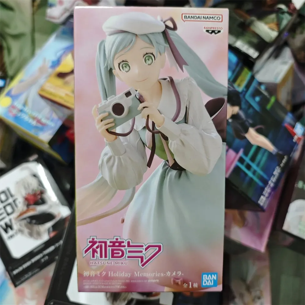 在庫あり バンダイオリジナル初音ミク ホリデーメモリーズ カメラミク アニメフィギュア アニメ アクションフィギュア モデルおもちゃ 装飾品 ギフト