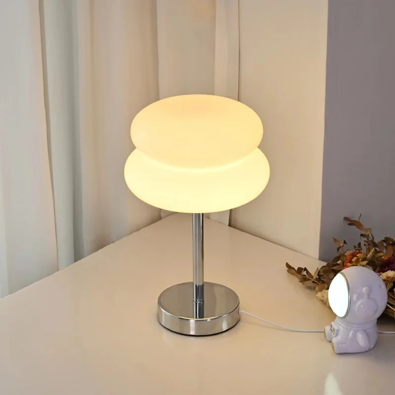 Macaron Glass Table Lamp, Macaron Style living room ramples, kids room lamp