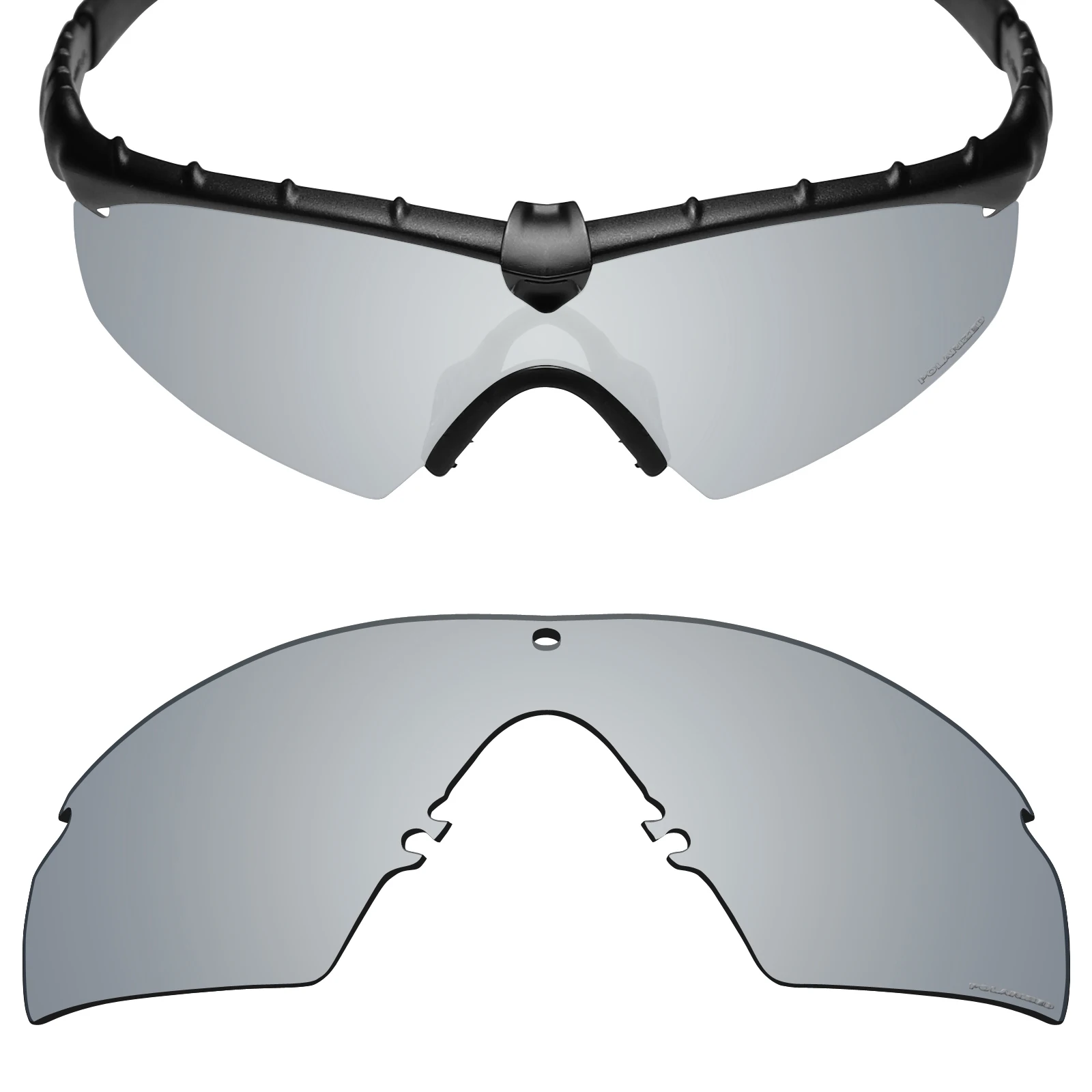 

ezoptix123 Etched Anti-salt Polarized / Non-Polarized Lenses Replacement for Oakley Si M Frame 2.0 OO9047 - 33mm Sunglass