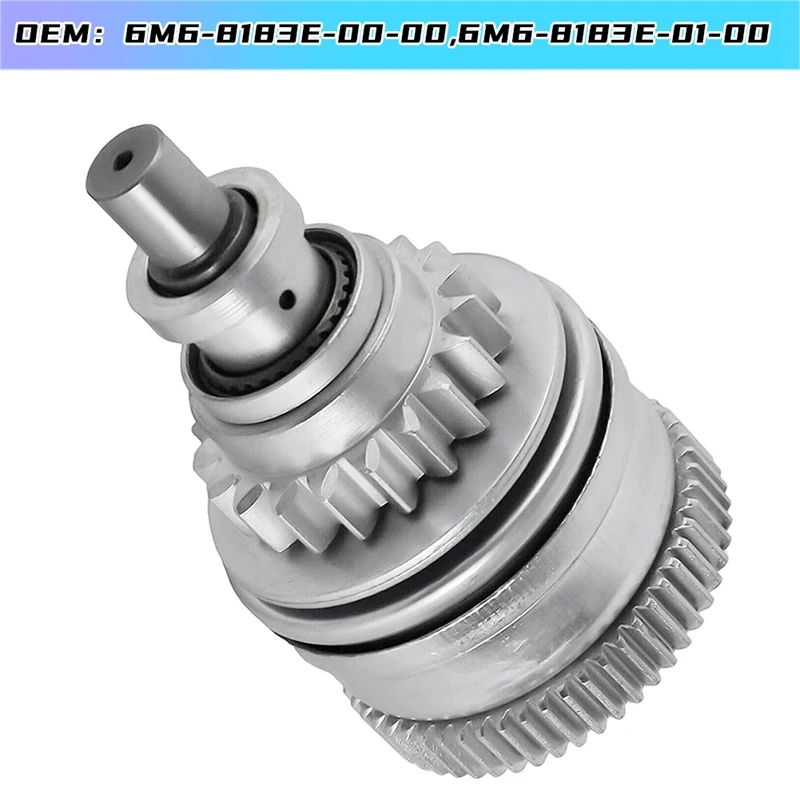 Starter Drive Bendix For Yamaha GP760 GP1200 SPORTBOAT EXS1200 Exciter 6M6-8183E-00-00 6M6-8183E-01-00 Replacement Parts