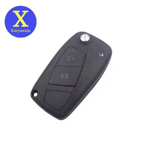 Xinyuexin 3 Buttons Silicone Car Key Case Cover for Fiat 500 Panda Idea Punto Bravo (2007 - 09/05/2008) Linea Stilo (2001-2007)