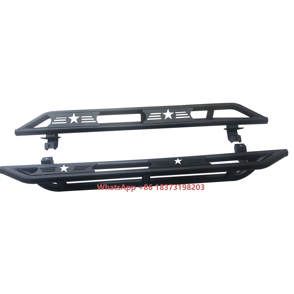 

SXMA Three-tube Side Pedal Sidestep Pedal 4 Doors Side Step Foot Pedal Steel Foot Peg Sidestep for Wrangler JL 2018+