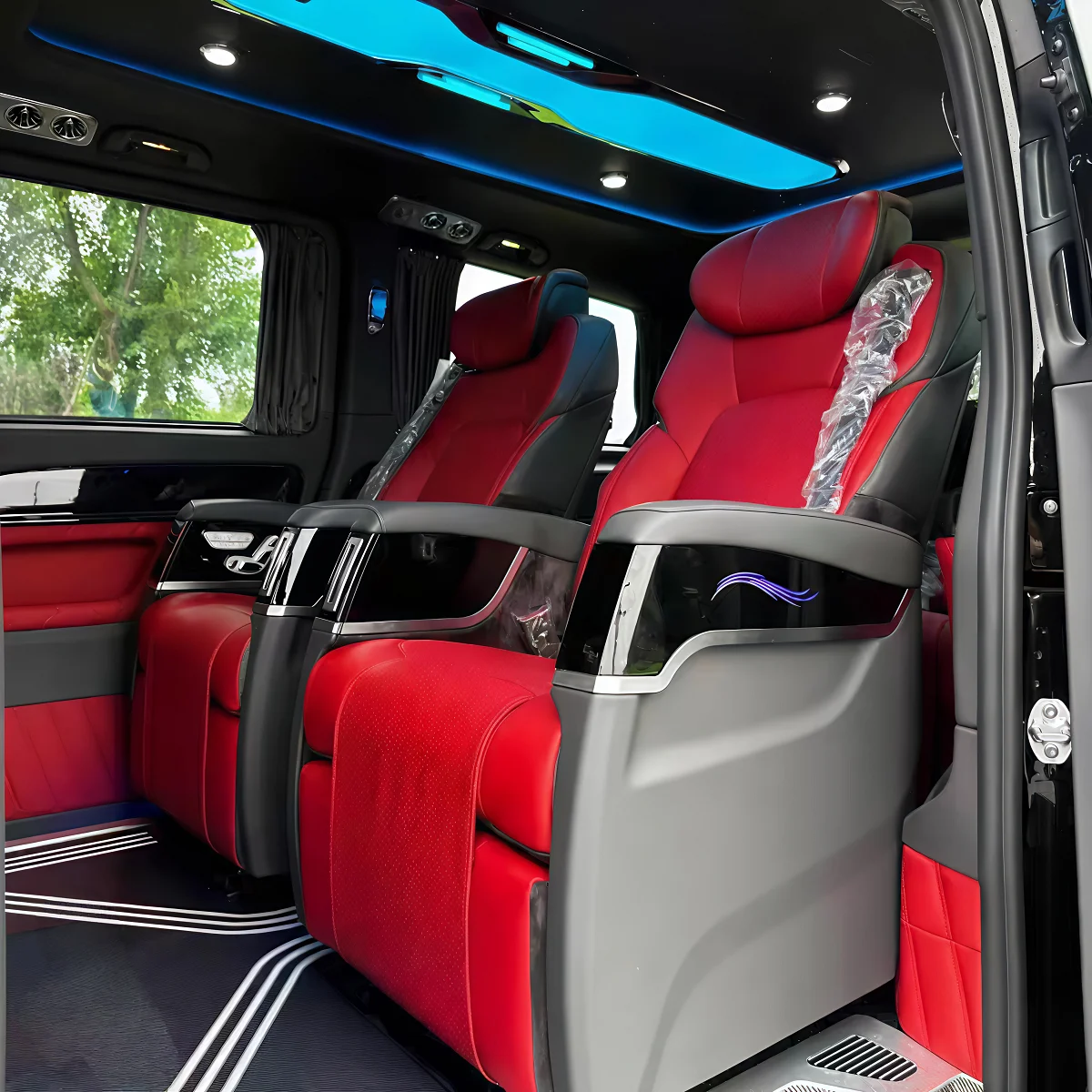 Upgraded A08 Electric Aviation Seat MPV Leather Aviation Seat For Various MVPS Such As 652 653 Mercedes-Benz Senna Trumpchi M8