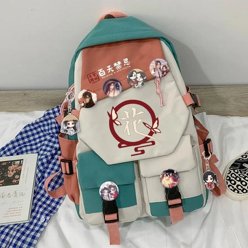 

qq681Tian Guan Ci Fu Школьные ранцы TGCF Пара книжных сумок Huacheng Xie Lian Рюкзак большой емкости для младших классов средней школы G