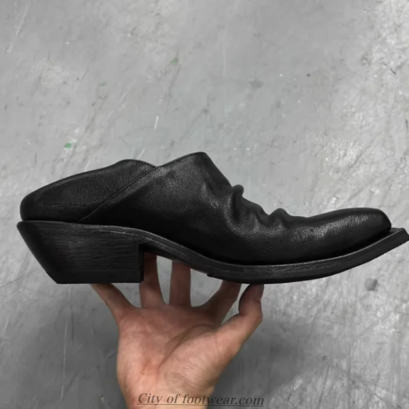 Women‘s and men 2026 new causal real leather flats shoes Cool punk street style big size comfy chunky heel oxfords view 5