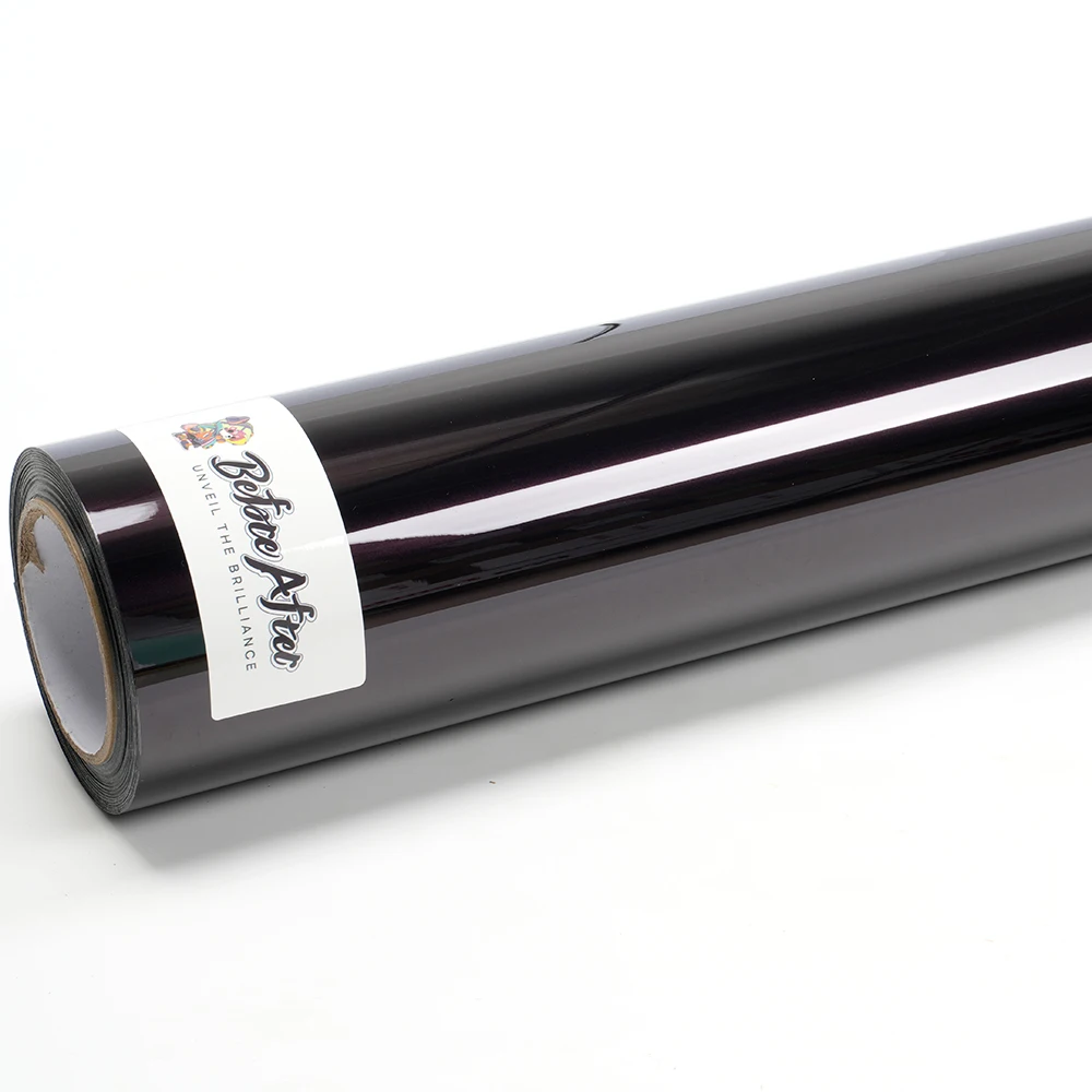 Metaalverf Rose Paars Glanzend Metallic Paars Vinyl Wrap Film Autobescherming Body Wrapping Vinyl Film met luchtbelvrij