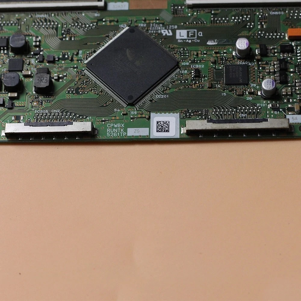 Placa de T-CON 5261TP ZM CPWBX RUNTK 5261TPZM Placa de prueba Profesional TV placa lógica Original 5261TP tarjeta TCON