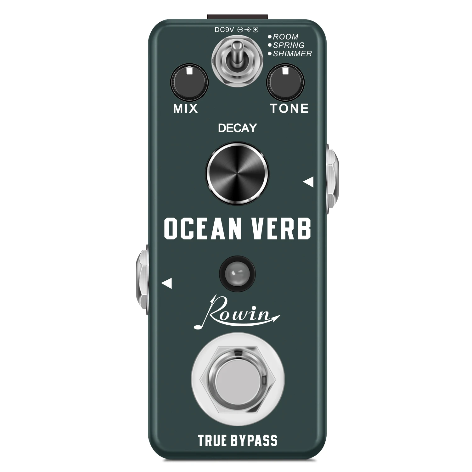 Rowin Guitar Effect Pedal Looper Pro Mini Looper Tuner Chorus Delay Ocean Verb for Electric Guitar And Bass True Bypass