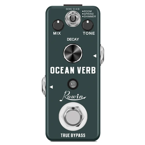 Imagen 2 del producto Rowin Pedal de efecto de guitarra Looper Pro Mini Looper sintonizador Chorus Delay Ocean Verb para guitarra eléctrica y bajo True Bypass